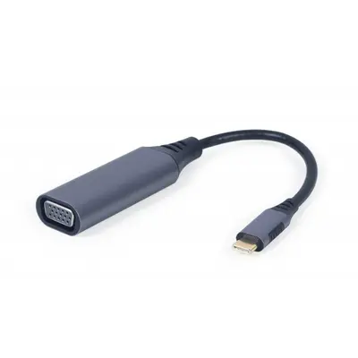 Адаптер Cablexpert VGA - USB Type-C (F/M), 0.15 м, Black (A-USB3C-VGA-01) Адаптер Cablexpert VGA - USB Type-C (F/M), 0.15 м, Black (A-USB3C-VGA-01)