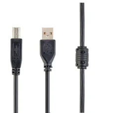 Кабель Cablexpert (CCFB-USB2-AMBM-1.5M) USB2.0-USB-B, феррит, 1.5 м, чорний