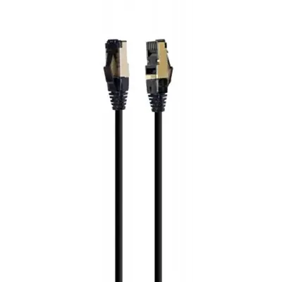 Патч-корд Cablexpert (PP8-LSZHCU-BK-1M) cat.8, S/FTP, літий, 50u "штекер із засувкою, 1 м, чорний Патч-корд Cablexpert (PP8-LSZHCU-BK-1M) cat.8, S/FTP, літий, 50u "штекер із засувкою, 1 м, чорний