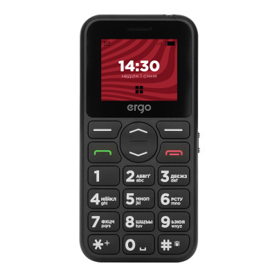 Мобiльний телефон Ergo R181 Dual Sim Black