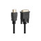 Кабель Prologix Premium HDMI - DVI V 1.3 (M/M), Single Link, 18+1, 0.5 м, Black (PR-HDMI-DVI-P-01-30-05m)