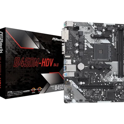 Материнська плата ASRock B450M-HDV R4.0 Socket AM4
