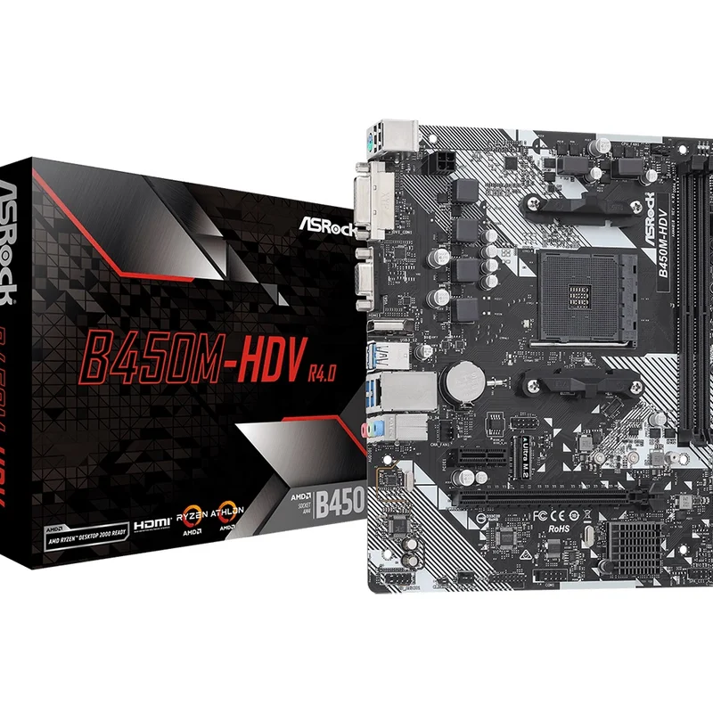 Материнська плата ASRock B450M-HDV R4.0 Socket AM4