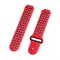 Ремінець для Garmin Universal 16 Nike-style Silicone Band Red/Black (U16-NSSB-RDBK)