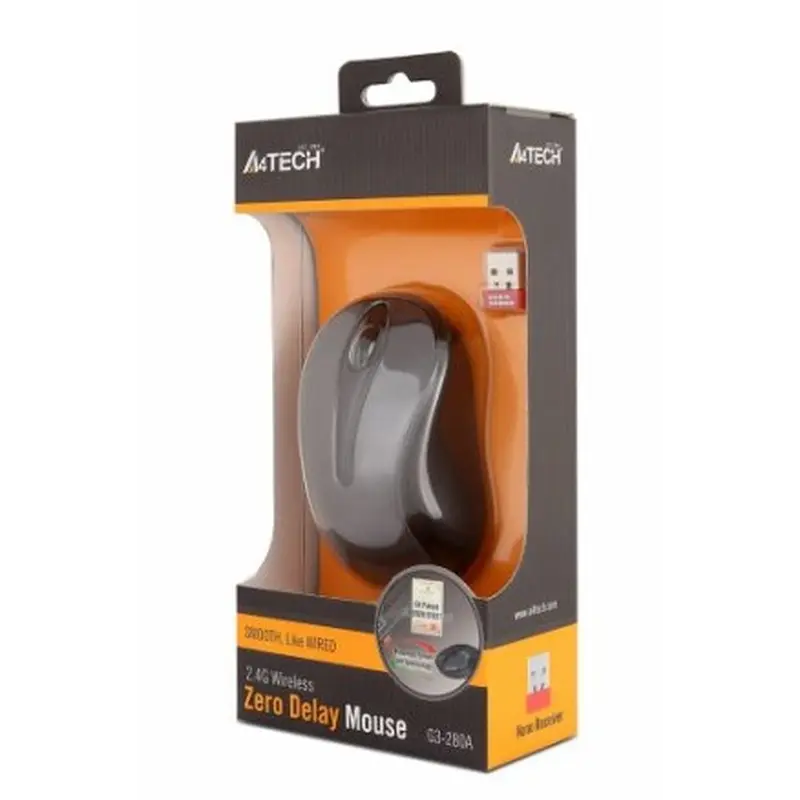 Миша бездротова A4Tech G3-280A Grey Миша бездротова A4Tech G3-280A Grey