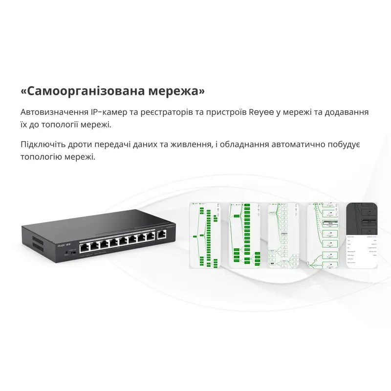 Комутатор Ruijie Reyee RG-ES218GC-P Комутатор Ruijie Reyee RG-ES218GC-P
