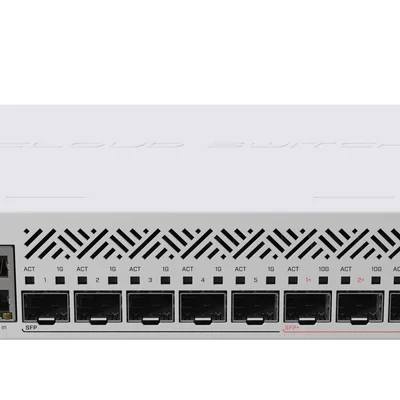Комутатор MikroTik CRS310-1G-5S-4S+IN (1xGE LAN, 5xSFP, 4xSFP+, CPU ARM v7, RAM 256Mb)