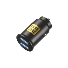 Автомобільний зарядний пристрій Luxe Cube 2USB 12W Black (8886899698465)