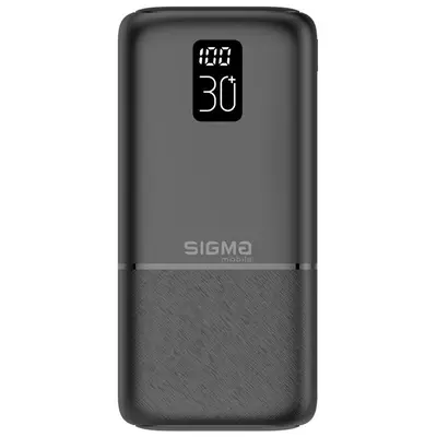 Універсальна мобільна батарея Sigma mobile X-Power SI30A3QL 30000mAh Black (4827798423912) Універсальна мобільна батарея Sigma mobile X-Power SI30A3QL 30000mAh Black (4827798423912)