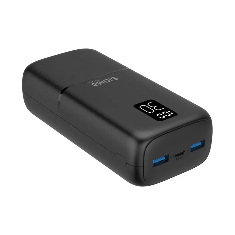 Універсальна мобільна батарея Sigma mobile X-Power SI30A3QL 30000mAh Black (4827798423912) Універсальна мобільна батарея Sigma mobile X-Power SI30A3QL 30000mAh Black (4827798423912)