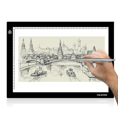 LED планшет (світлокопіювальний) Huion L4S + рукавичка