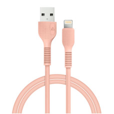 Кабель ACCLAB AL-CBCOLOR-L1PH USB - Lightning (M/M), 1.2 м, Peach (1283126518201)