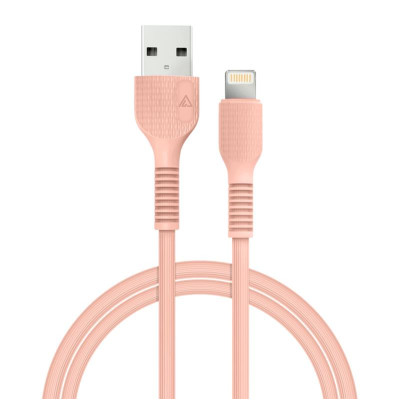 Кабель ACCLAB AL-CBCOLOR-L1PH USB - Lightning (M/M), 1.2 м, Peach (1283126518201)