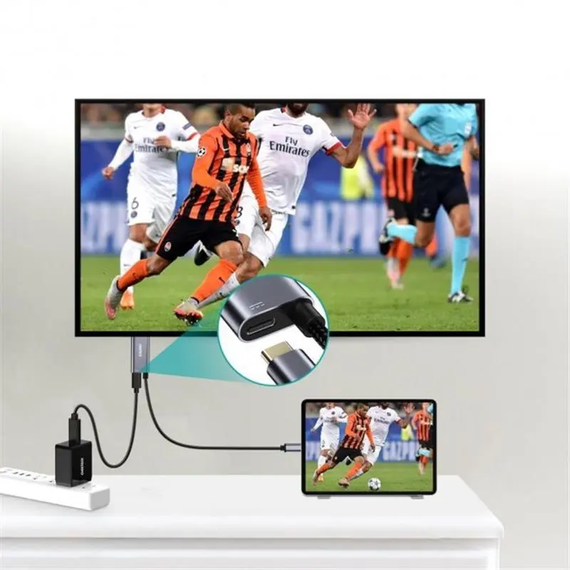 Кабель Choetech HDMI - USB Type-C (M/M), 1.8 м, Grey (XCH-M180GY) Кабель Choetech HDMI - USB Type-C (M/M), 1.8 м, Grey (XCH-M180GY)