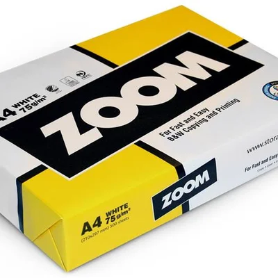 Папір Zoom 80g/m2, A4, 500арк, class C, білизна 150% CIE