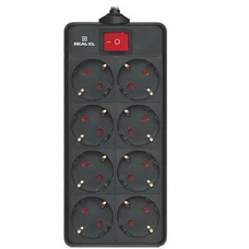 Фільтр живлення REAL-EL RS-8 Protect 5м Black (EL122300024)