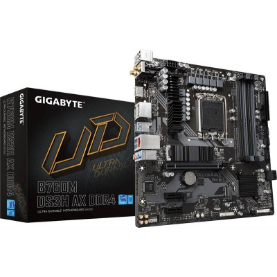 Материнська плата Gigabyte B760M DS3H AX DDR4 Socket 1700