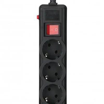 Фільтр живлення Gembird Pro (SPG3-G-15B-PRO) 3 розетки, 4.5м, чорний