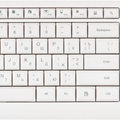 Клавіатура бездротова 2E KS220 WL Ukr White (2E-KS220WW)