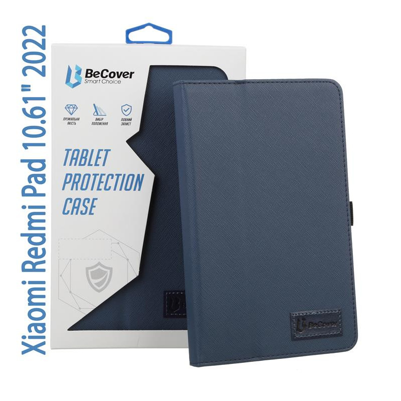 Чохол-книжка BeCover Slimbook для Xiaomi Redmi Pad 2022 10.61" Deep Blue (708342)