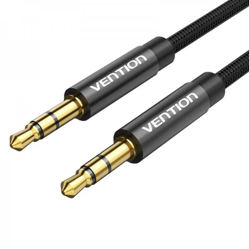 Кабель Vention 3.5 мм - 3.5 мм (M/M), 0.5 м, Black (BAGBD) Кабель Vention 3.5 мм - 3.5 мм (M/M), 0.5 м, Black (BAGBD)