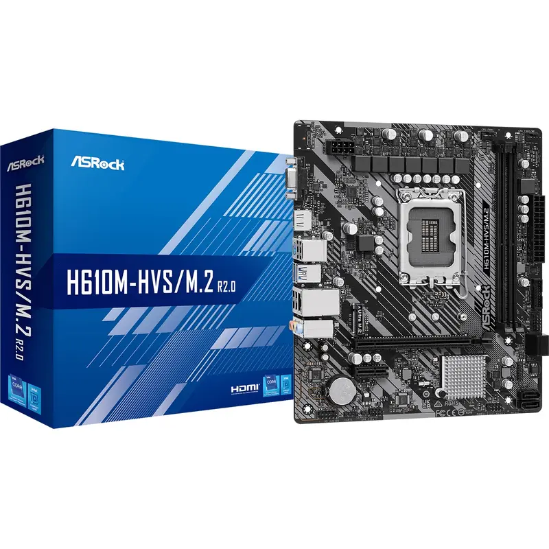 Материнська плата ASRock H610M-HVS/M.2 R2.0 Socket 1700