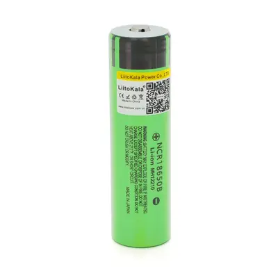Акумулятор LiitoKala 18650 Li-Ion 3400 mAh Green Акумулятор LiitoKala 18650 Li-Ion 3400 mAh Green