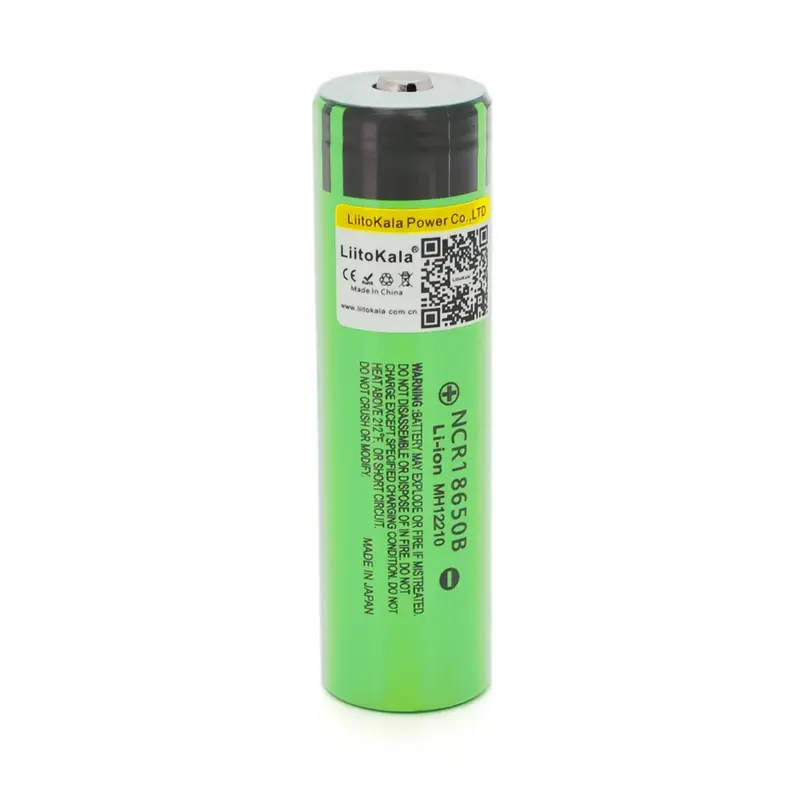 Акумулятор LiitoKala 18650 Li-Ion 3400 mAh Green Акумулятор LiitoKala 18650 Li-Ion 3400 mAh Green