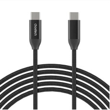 Кабель Choetech USB Type-C - USB Type-C (M/M), 1 м, Black (XCC-1035)