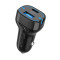 Автомобільний зарядний пристрій SkyDolphin SZ19 PD 20W + QC3.0 20W Black (AZP-000102)