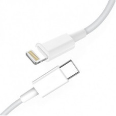 Кабель SkyDolphin S12L Frost Line USB Type-C - Lightning (M/M), 1 м, White (USB-000576)