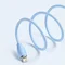 Кабель Baseus Jelly Liquid Silica Gel USB - Lightning (M/M), 2.4 A, 2 м, Blue (CAGD000103)