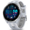 Смарт-годинник Garmin Forerunner 965 Titanium Bezel with Whitestone Case and Whitestone/Powder Gray Silicone Band (010-02809-81)