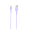 Кабель SkyDolphin S22L Soft Silicone USB - Lightning (M/M), 1 м, Violet (USB-000600)