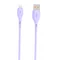 Кабель SkyDolphin S22L Soft Silicone USB - Lightning (M/M), 1 м, Violet (USB-000600)
