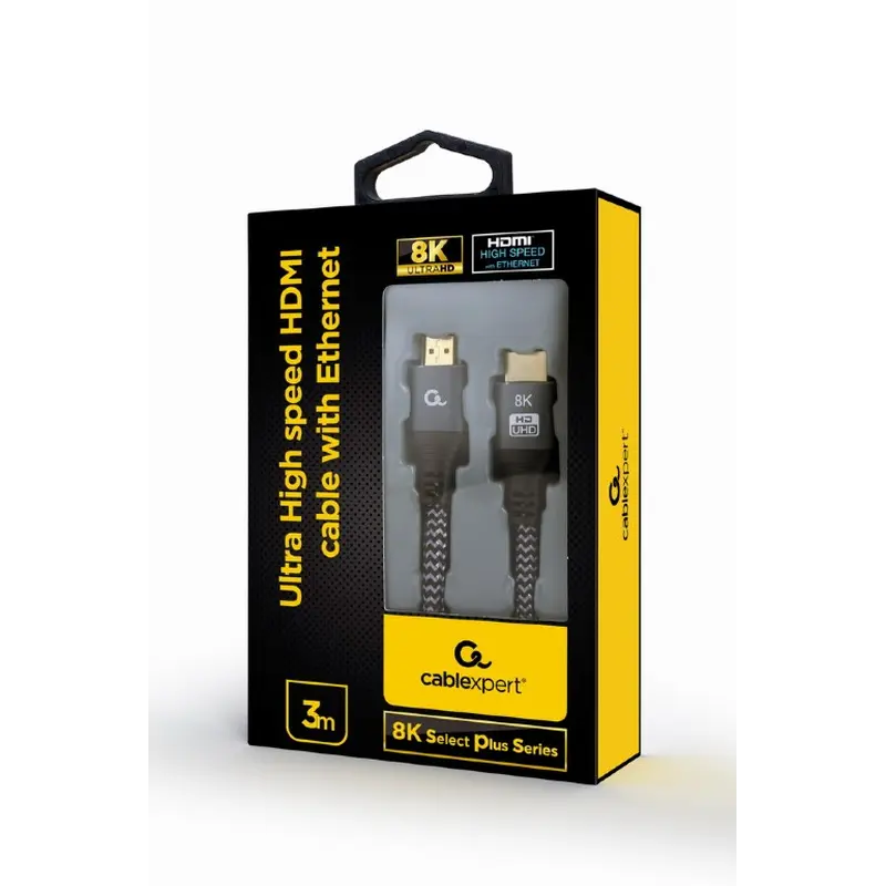 Кабель Cablexpert HDMI - HDMI V 2.1 (M/M), 3 м, Black (CCB-HDMI8K-3M) Кабель Cablexpert HDMI - HDMI V 2.1 (M/M), 3 м, Black (CCB-HDMI8K-3M)