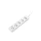 Мережевий подовжувач 2E 5XCEE7/17, 2G*1.0мм, 1.5м, white