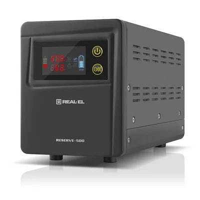 Джерело безпребійного живлення REAL-EL Reserve-500 (EL122100003)