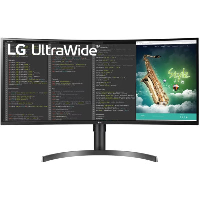 Монітор LG 35" UltraWide 35WN75C-B Curved