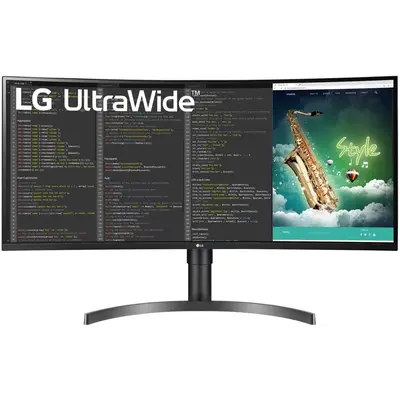 Монітор LG 35" UltraWide 35WN75C-B Curved
