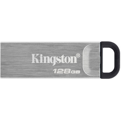 Флеш-накопичувач USB3.2 128GB Kingston DataTraveler Kyson Silver/Black (DTKN/128GB)