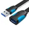 Подовжувач Vention Flat USB - USB (M/F), 1.5 м, Black (VAS-A13-B150) Подовжувач Vention Flat USB - USB (M/F), 1.5 м, Black (VAS-A13-B150)