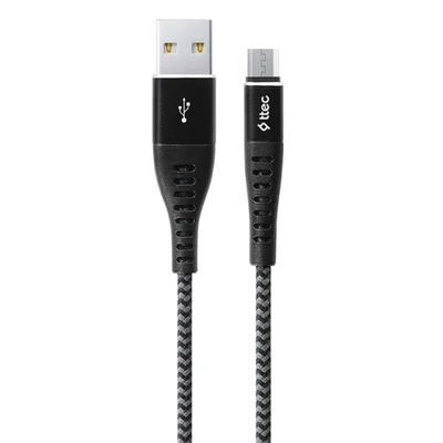 Кабель Ttec USB - micro USB (M/M), ExtremeCable, 1.5 м, Black (2DKX03MS)