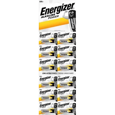 Батарейка Energizer AA/LR06 BL 12шт(1штх12) відривний