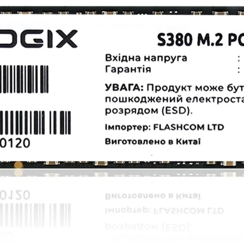 Накопичувач SSD 256GB Prologix S380 M.2 2280 PCIe 3.0 x4 NVMe TLC (PRO256GS380)