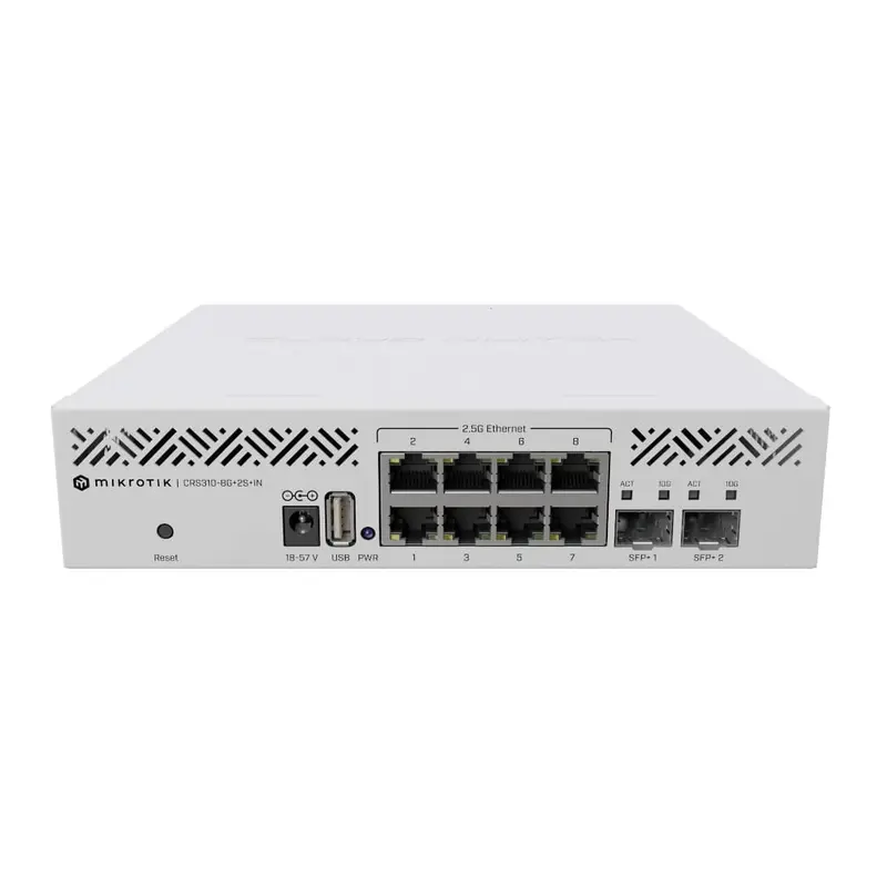 Комутатор MikroTik CRS310-8G+2S+IN Комутатор MikroTik CRS310-8G+2S+IN