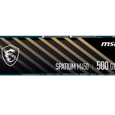 Накопичувач SSD 500GB MSI Spatium M450 M.2 2280 PCIe 4.0 x4 NVMe 3D NAND TLC (S78-440K220-P83)