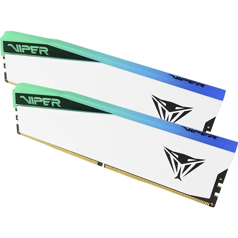 Модуль пам`яті DDR5 2x32GB/6200 Patriot Viper Elite 5 RGB (PVER564G62C42KW) Модуль пам`яті DDR5 2x32GB/6200 Patriot Viper Elite 5 RGB (PVER564G62C42KW)