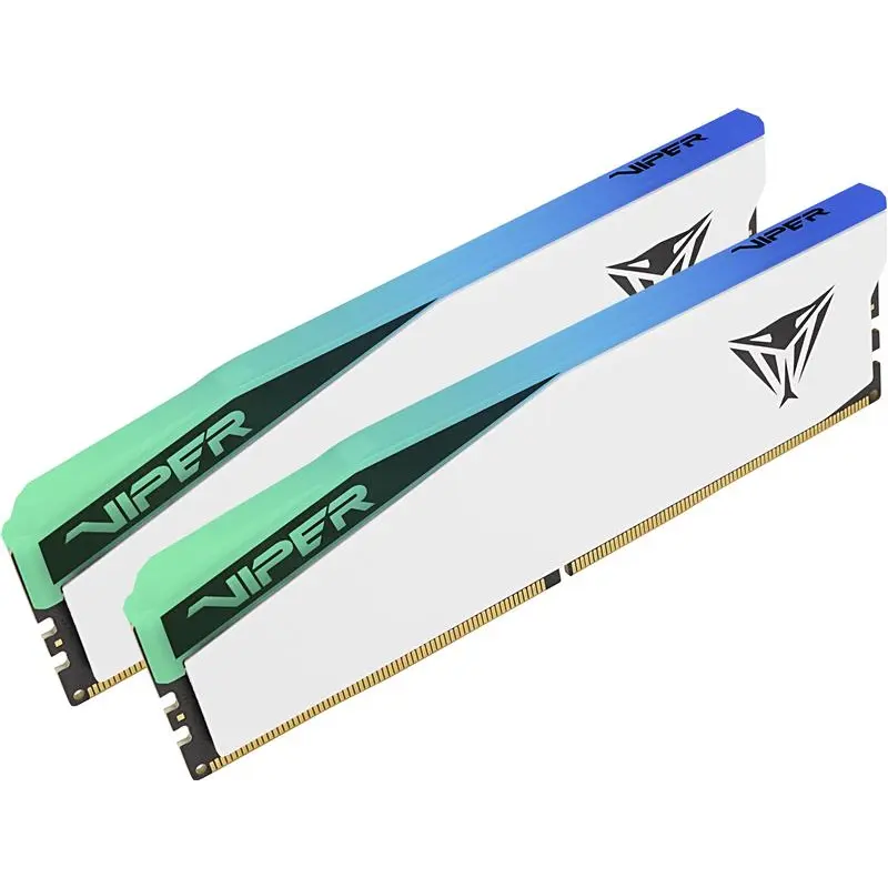 Модуль пам`яті DDR5 2x32GB/6200 Patriot Viper Elite 5 RGB (PVER564G62C42KW) Модуль пам`яті DDR5 2x32GB/6200 Patriot Viper Elite 5 RGB (PVER564G62C42KW)
