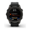 Смарт-годинник Garmin Fenix 7S Pro Sapphire Solar Carbon Gray Titanium with Black Silicone (010-02776-54)